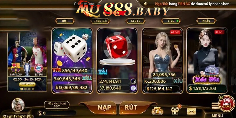 Cổng game MU88 uy tín cung cấp dịch vụ chất lượng, hợp pháp