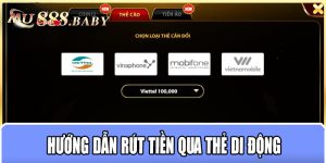 Hướng dẫn rút tiền qua thẻ di động